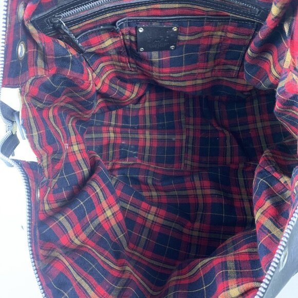 Will Leather Goods Canvas Leather Travel Duffle Bag Carry On Weekender - Picture 15 of 16